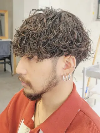 ショート パーマ メンズ fifth/メンズ/ シャドウパーマ/せなのヘアスタイル