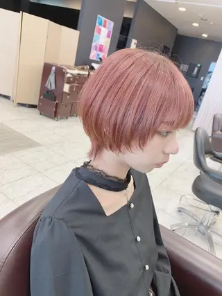 ショート カラー 安部 志弥のヘアスタイル