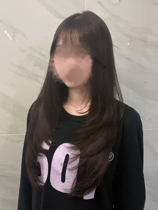 ロング 🤍韓国ヘア/ かえで🤍のヘアスタイル