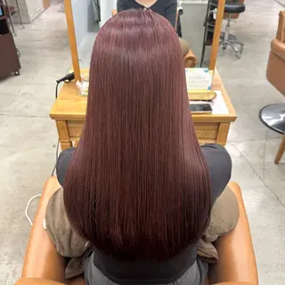 ロング カラー 銀座YUKINA🌙 レイヤー/ブリーチのヘアスタイル