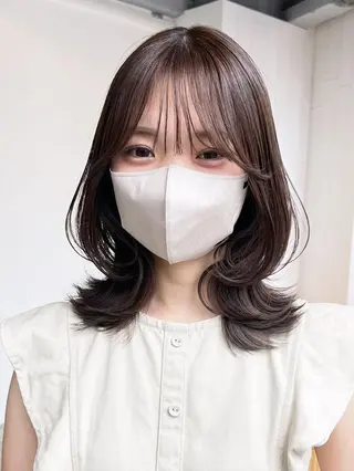 ミディアム カラー ITbyALBUM 浦和店のヘアスタイル