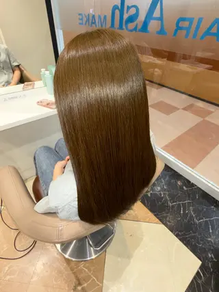ロング 髪質改善カラー なーこ💖🌈のヘアスタイル