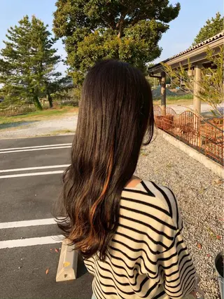 ロング カラー 星野 光汰のヘアスタイル