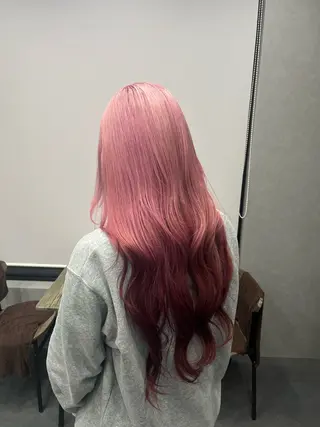 ロング カラー 難波 海のヘアスタイル