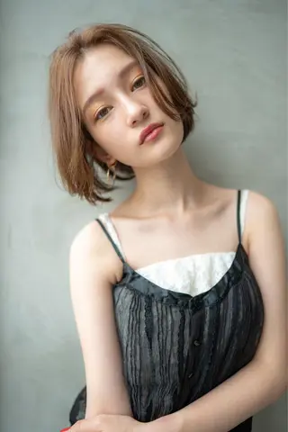 ショート カラー 🉐レイヤー/塩見 弘樹🉐渋谷のヘアスタイル