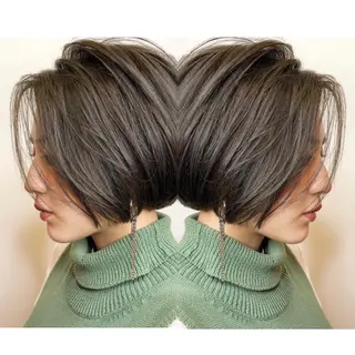 ショート カラー パーマ KONOMI スタイリストのヘアスタイル