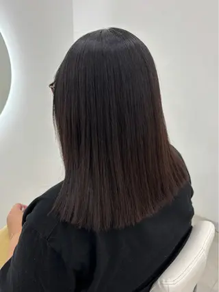 ミディアム 【aini天王寺】 𝐚𝐢𝐫𝐢✂︎のヘアスタイル