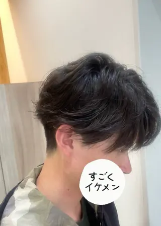 ミディアム BLEACH 🟥 PERM 天神🏆のヘアスタイル