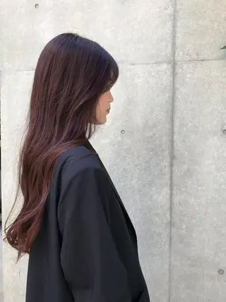 ロング カラー もりたみかこ 美容師お休み中のヘアスタイル