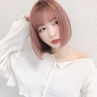 ショート カラー パーマ KONOMI スタイリストのヘアスタイル