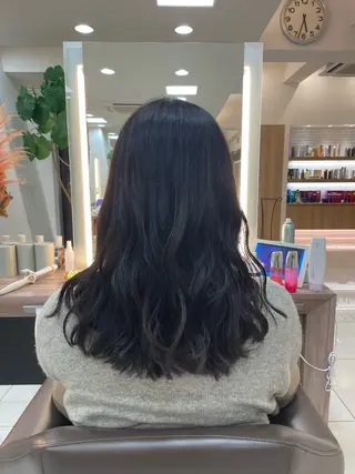 ロング カラー ヘッドスパ/ 鎌倉 アズサのヘアスタイル