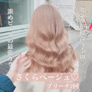 ロング カラー ハイトーン特化💍 NØRN💍韓国のヘアスタイル