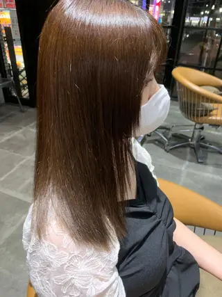 ロング enx天王町店 伊藤 愛央のヘアスタイル
