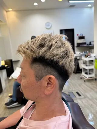 ショート メンズ 永井 天斗のヘアスタイル