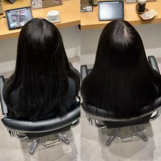 ミディアム カラー 髪質改善ヘアケア 艶髪特化/上田のヘアスタイル