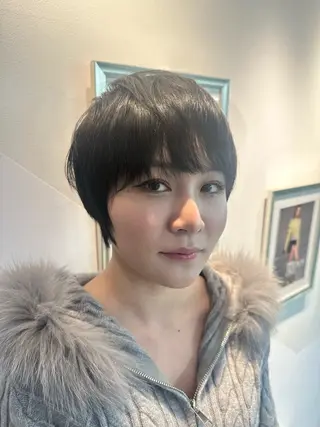 ショート ショートカット / 星野菜月のヘアスタイル