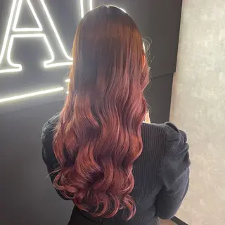 ロング カラー  ︎︎ 寧音のヘアスタイル