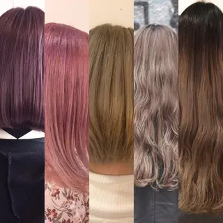 カラー ブリーチ/ウルフ特化 渋谷カルチャー交差点のヘアスタイル