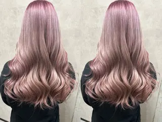 ロング カラー 優花/ハイトーン /デザインカラーのヘアスタイル