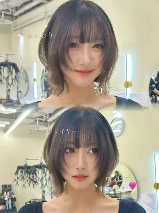 ショート hiyori🎀 トレンドレイヤーのヘアスタイル