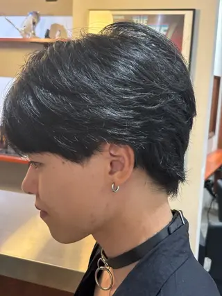 ショート メンズ 金山メンズパーマ モデル募集 青島永透のヘアスタイル