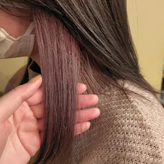 セミロング カラー 🥀熊澤 茉美🥀のヘアスタイル