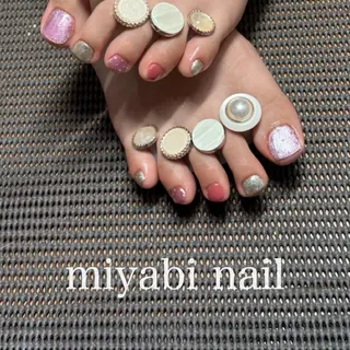 ネイル miyabi nail 桂川駅近くのネイルデザイン