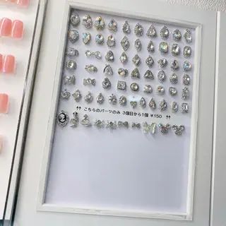 ネイル 渋谷／チップ長さ出し 👑アプレgel-xのネイルデザイン