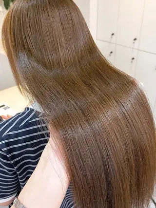 ロング カラー ヘアアレンジ ✧透明感ベージュ🤎 表参道takuto✧のヘアスタイル
