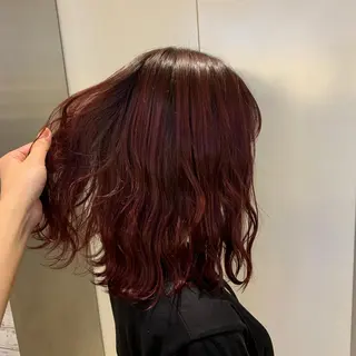 カラー 天野 利咲のヘアスタイル
