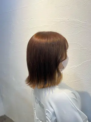 ミディアム カラー mia over hairのヘアスタイル