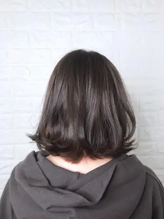 ミディアム カラー 髪質改善縮毛矯正 美容師✂️山崎竜二のヘアスタイル
