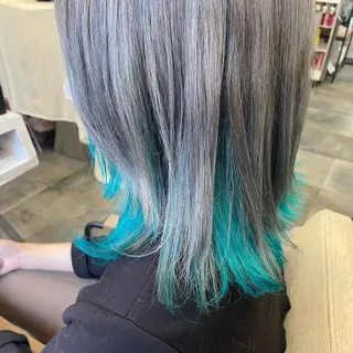 ミディアム カラー 吉村 夏椰のヘアスタイル