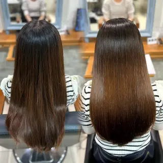 ロング 🩶【巻ける縮毛 矯正】🩶蘭のヘアスタイル