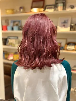 セミロング カラー 大宮/山口 竣也のヘアスタイル