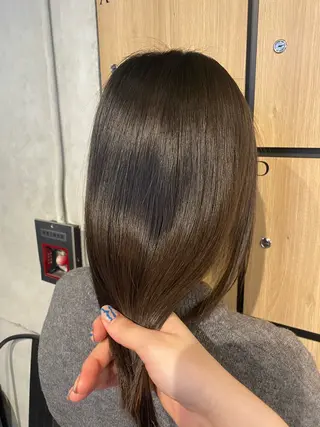 セミロング 髪質改善サロン 梅田/ヨナミネのヘアスタイル