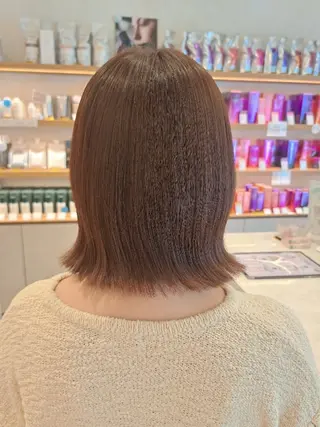 ショート ＭＩＹＵ/透明感 渋谷/ベージュカラーのヘアスタイル