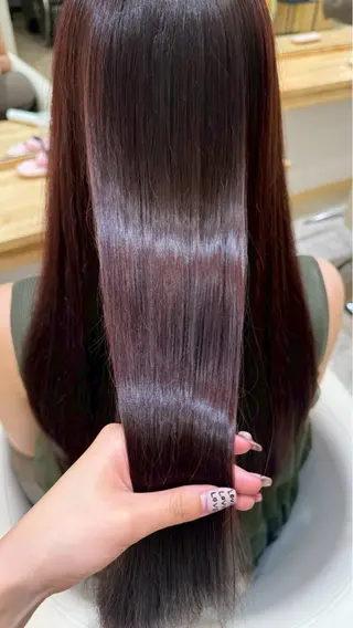 ロング 盛れる透明感カラー ♡ayana♡のヘアスタイル