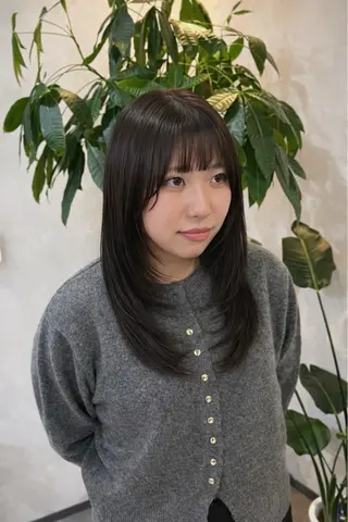 ロング 堀井 政輝のヘアスタイル