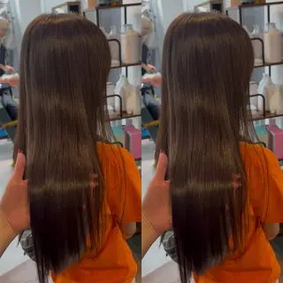 ロング カラー なんば、心斎橋🍓 ハイトーンnicoのヘアスタイル