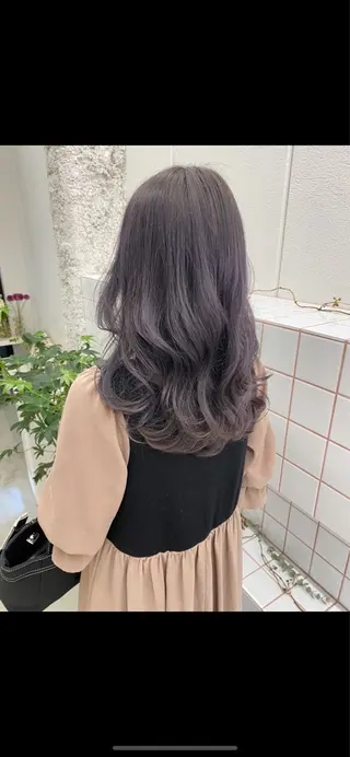 ロング カラー ヘアアレンジ erika /韓国ヘアのヘアスタイル