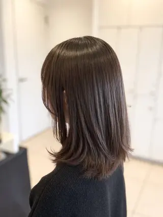 セミロング カラー 金子 直樹のヘアスタイル
