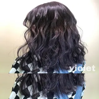 ロング カラー ヘアアレンジ TSUNA 🌙 Lim 五反田のマツエク・マツパデザイン
