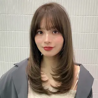 ミディアム 無料CUT 募集中🩷/横浜のヘアスタイル