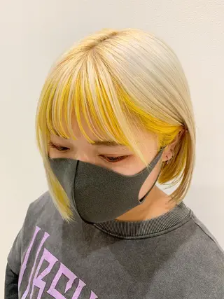 ショート 🍀ケアブリーチ カラー🍀坂井のヘアスタイル