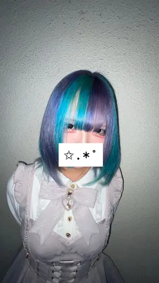 カラー ハイトーンカラー 💚りょうか💚のヘアスタイル