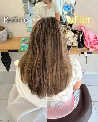 ロング 縮毛矯正専門💎/ 髪質改善ストレートのヘアスタイル