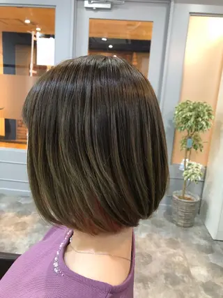 ショート カラー hair care ACRO店長 谷のヘアスタイル