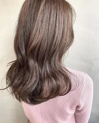 セミロング カラー ヘアアレンジ ネイル マツエク・マツパ 夜23時まで予約🉑 reverieあきらのヘアスタイル