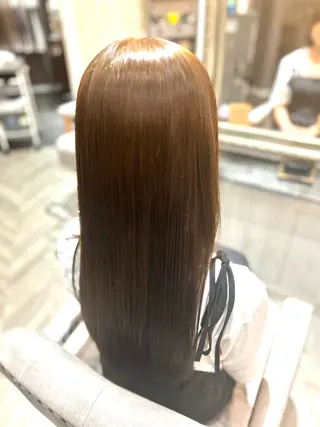 ロング カラー 香西 智也のヘアスタイル